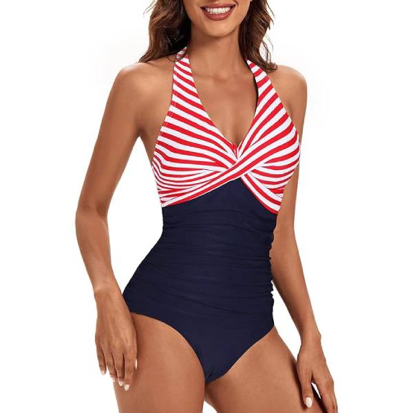 Femme Maillot de Bain 1 pièce Amincissante Slim Push Up