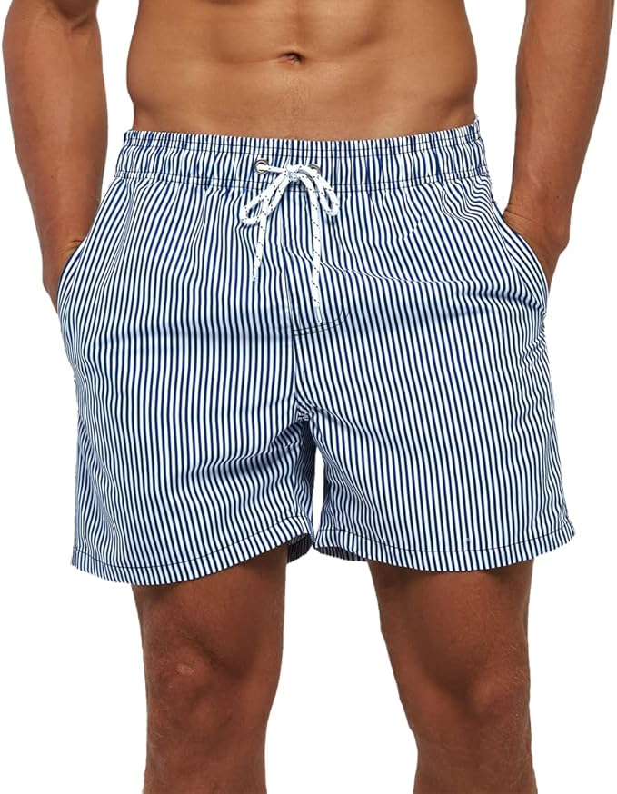 Maillot de Bain avec Slip en Filet Séchage Rapide