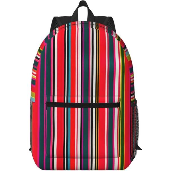 Sac à dos Oxford à rayures colorées